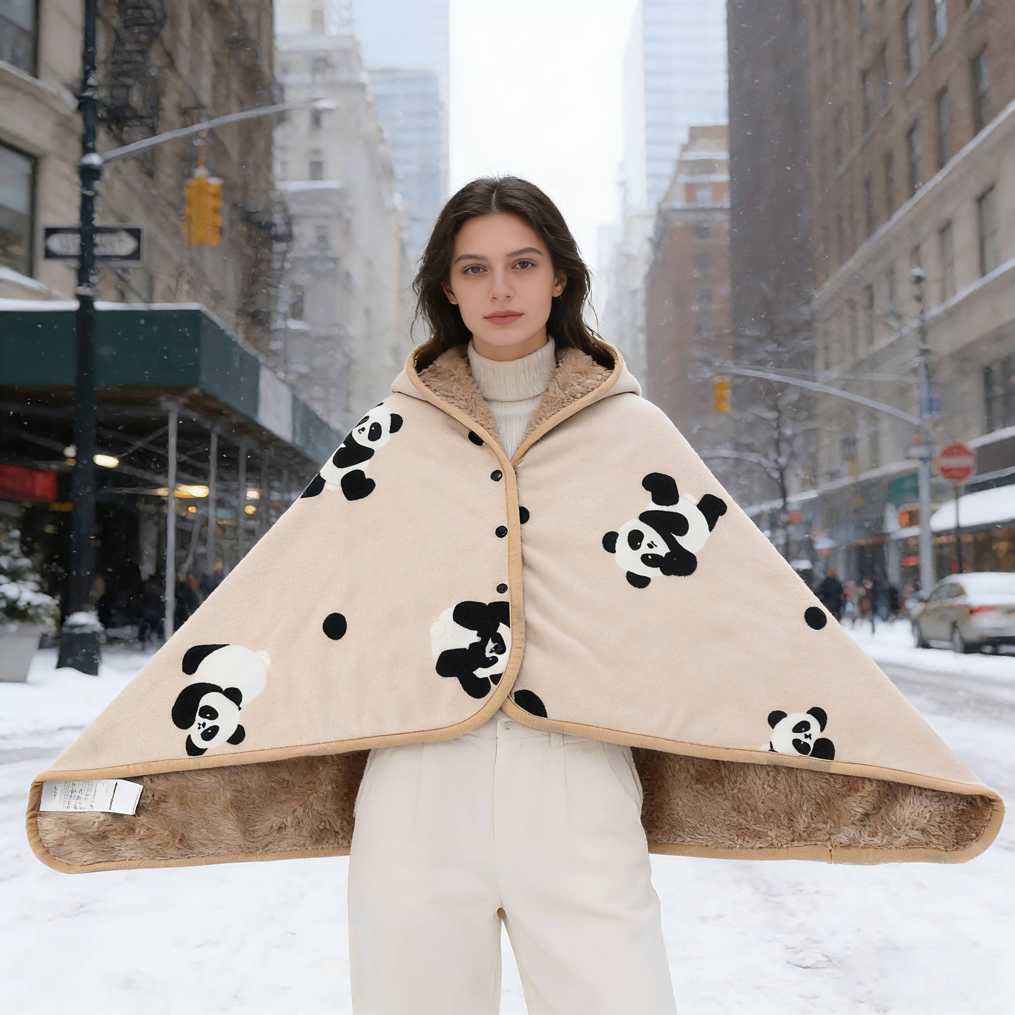 出日本披肩盖毯午睡休息