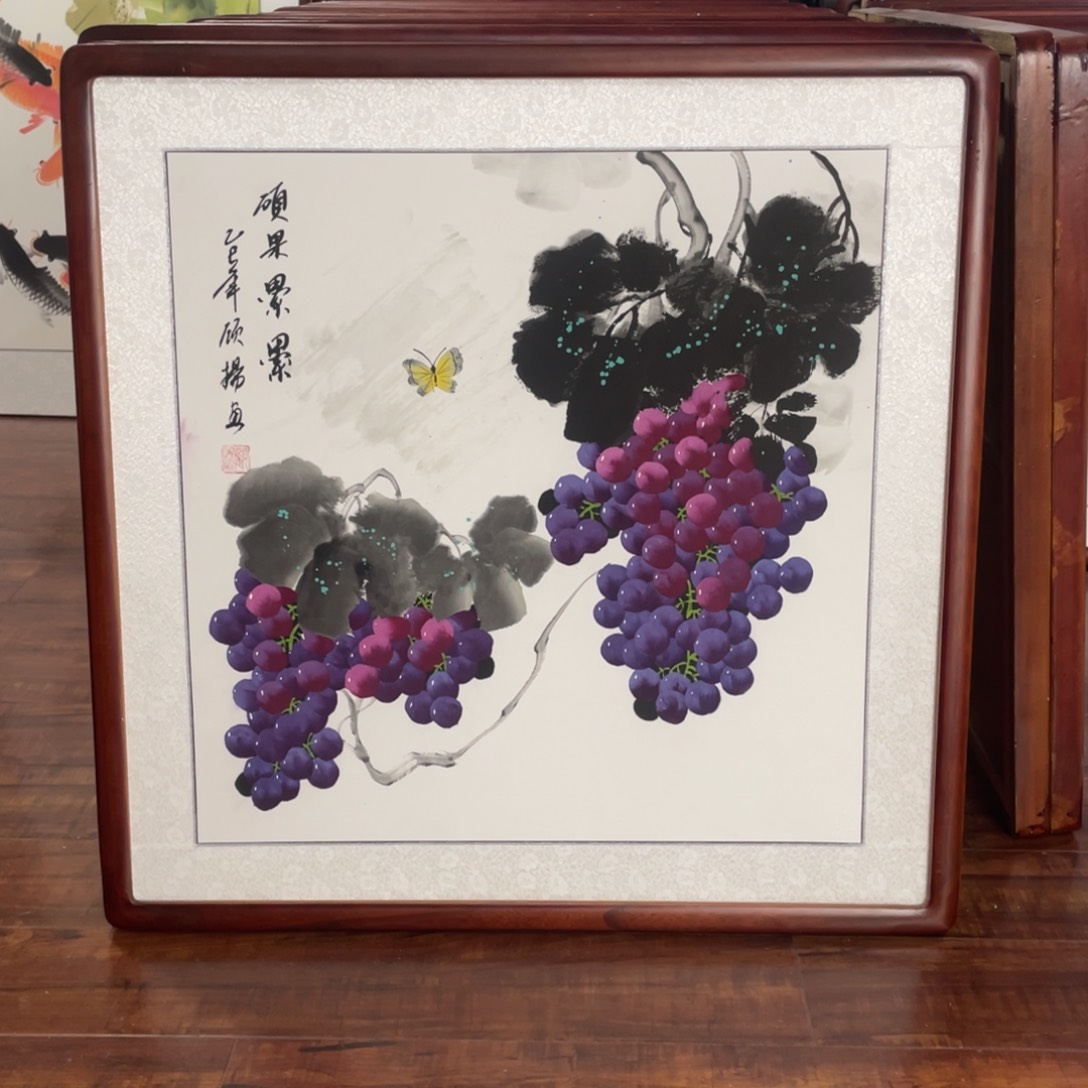 国画带框尺寸63*63厘米