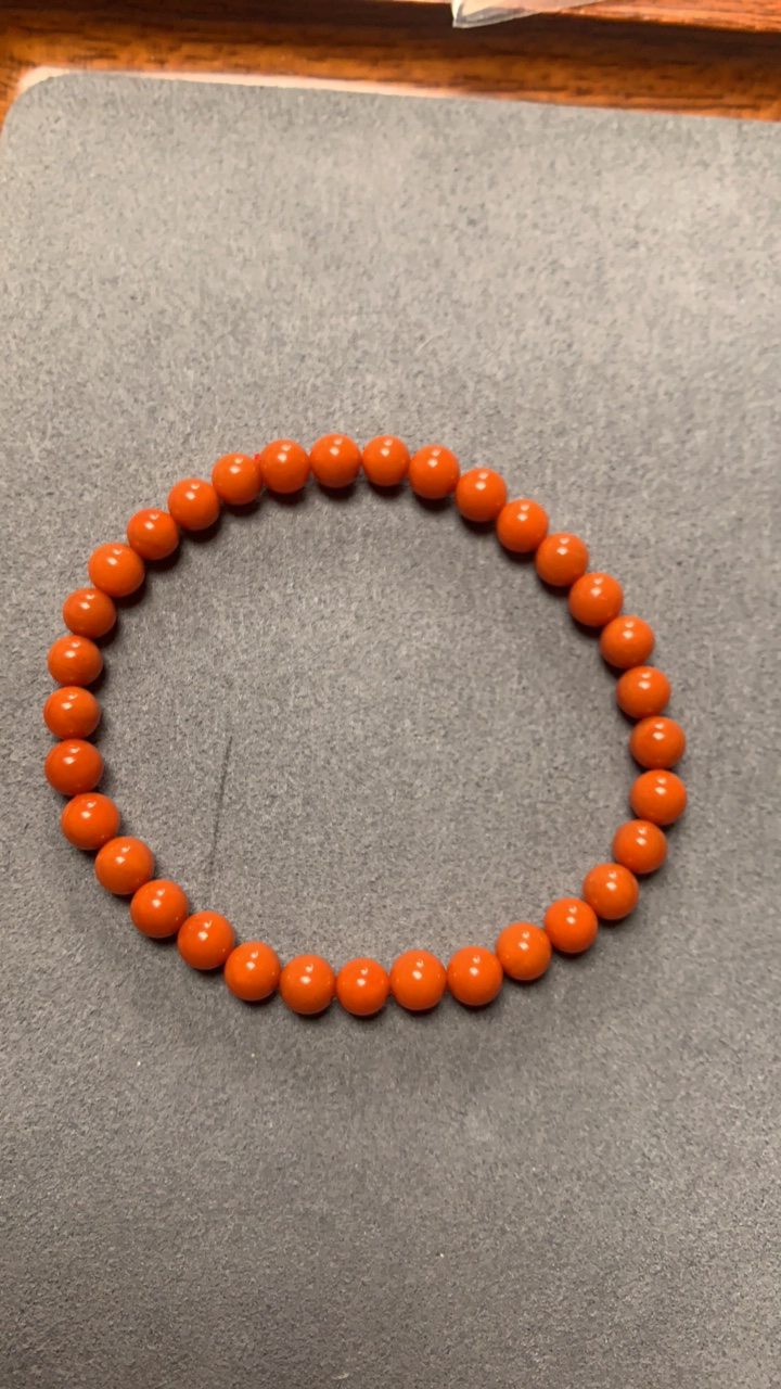 天然南红玛瑙手传单圈5.8毫米