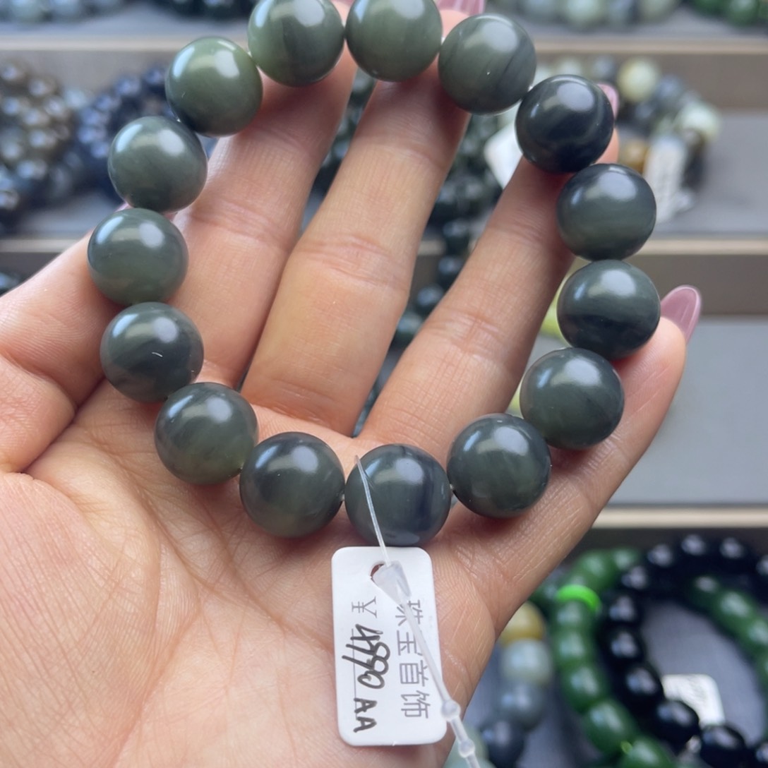 和田玉手链未镶嵌