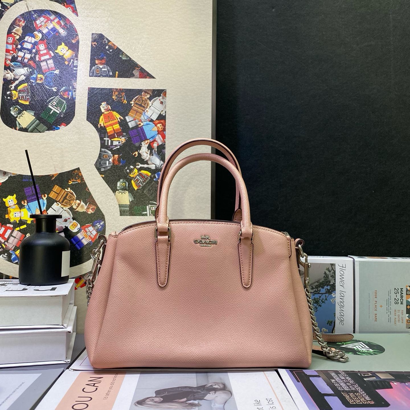 95新 COACH/蔻驰 23244斜挎包25*17