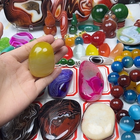 玛瑙/玉髓戒指未镶嵌