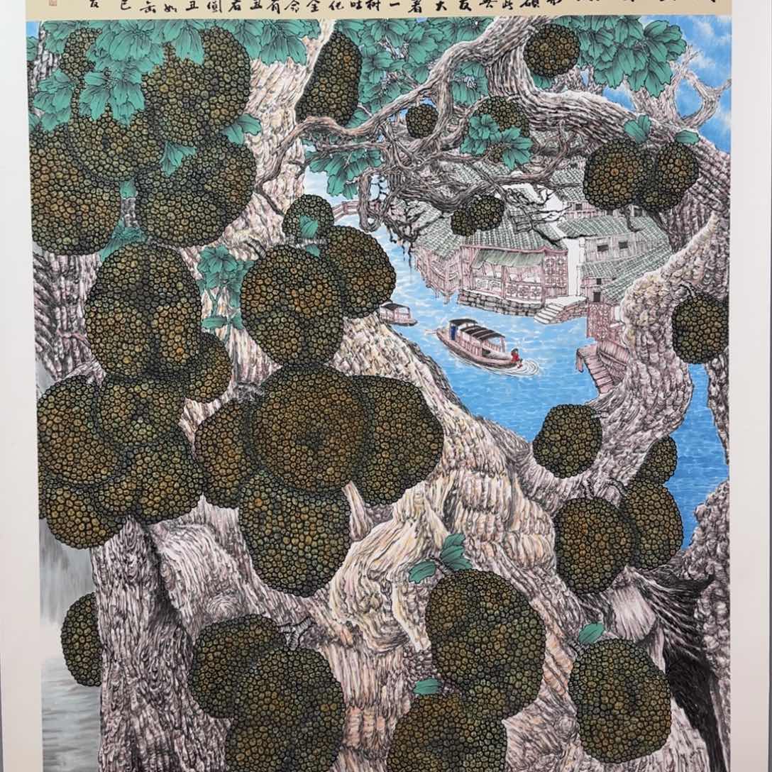 蔷***开国画李庆友精品国画