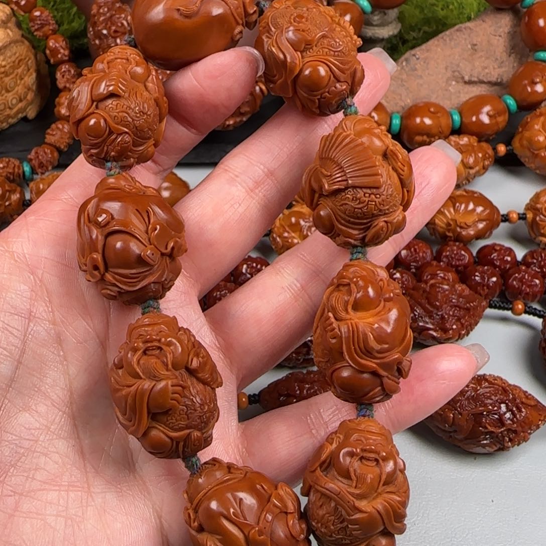橄榄核手串/手链龙财神手串