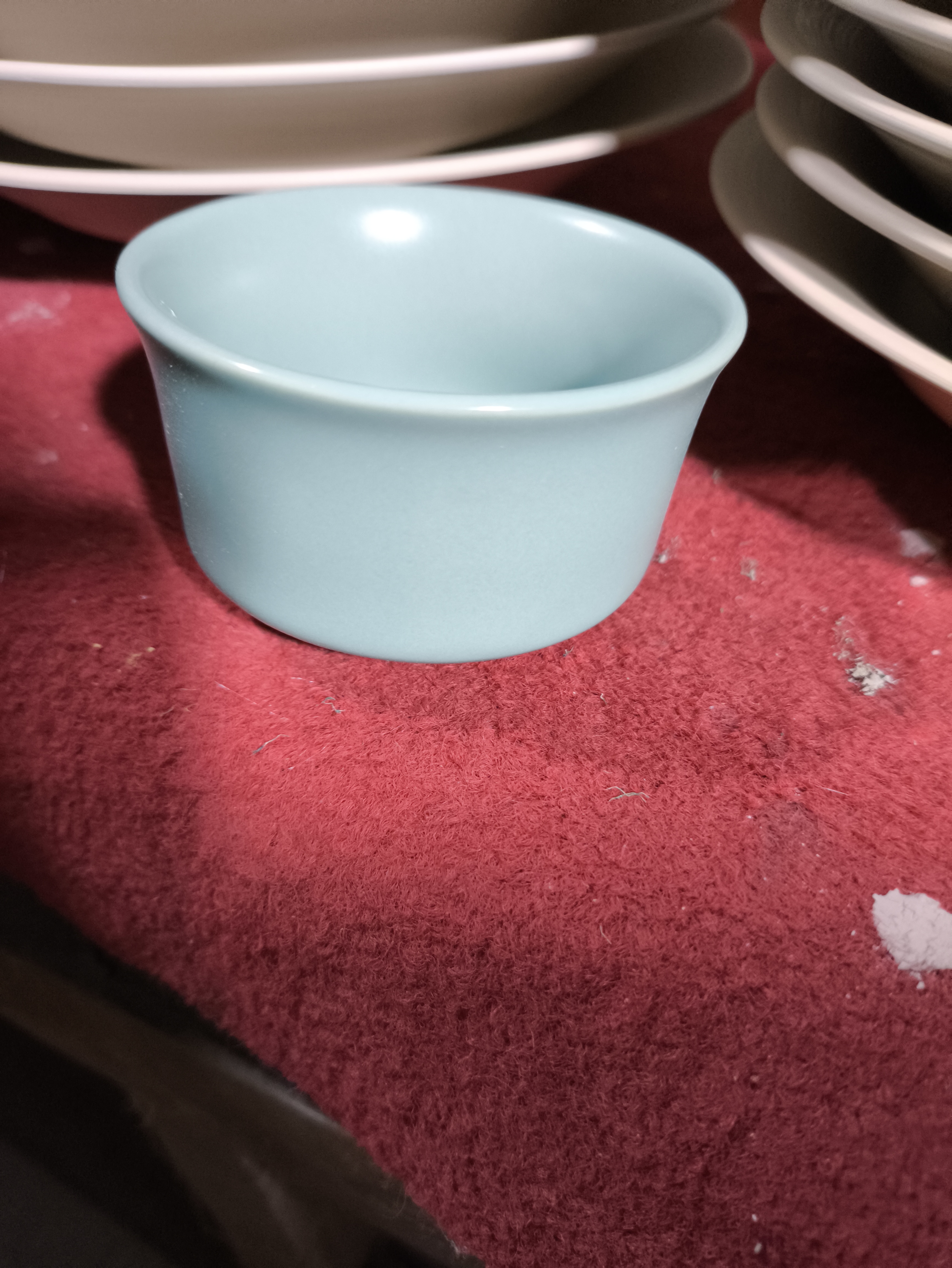 天青釉汝瓷翻口杯，福利款