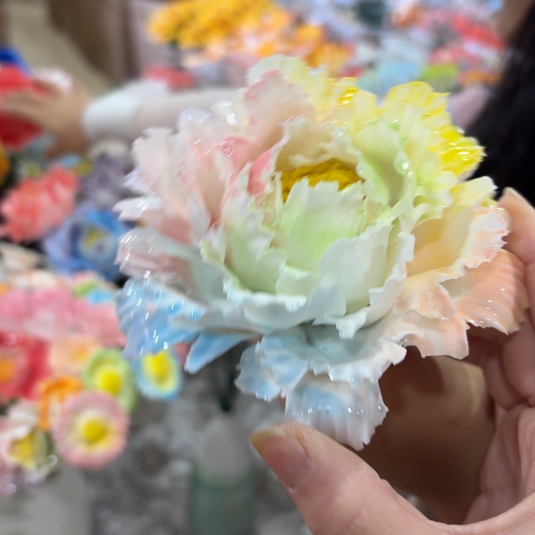 陶瓷花拍满20元发货退款拉黑