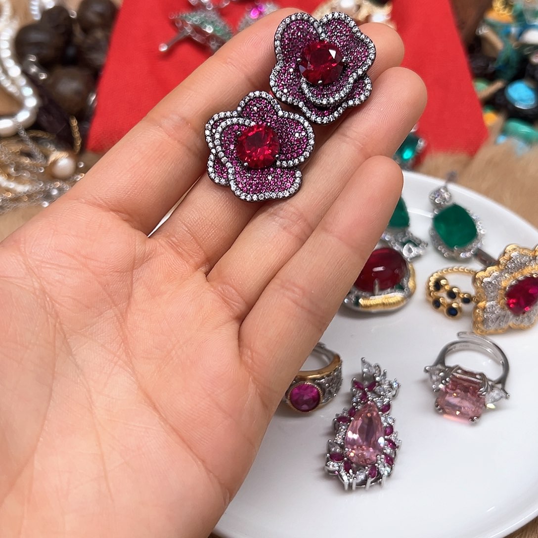 绿水晶手链银S925镶嵌