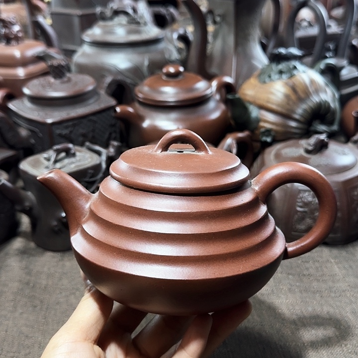 泥塑紫砂壶茶具壶