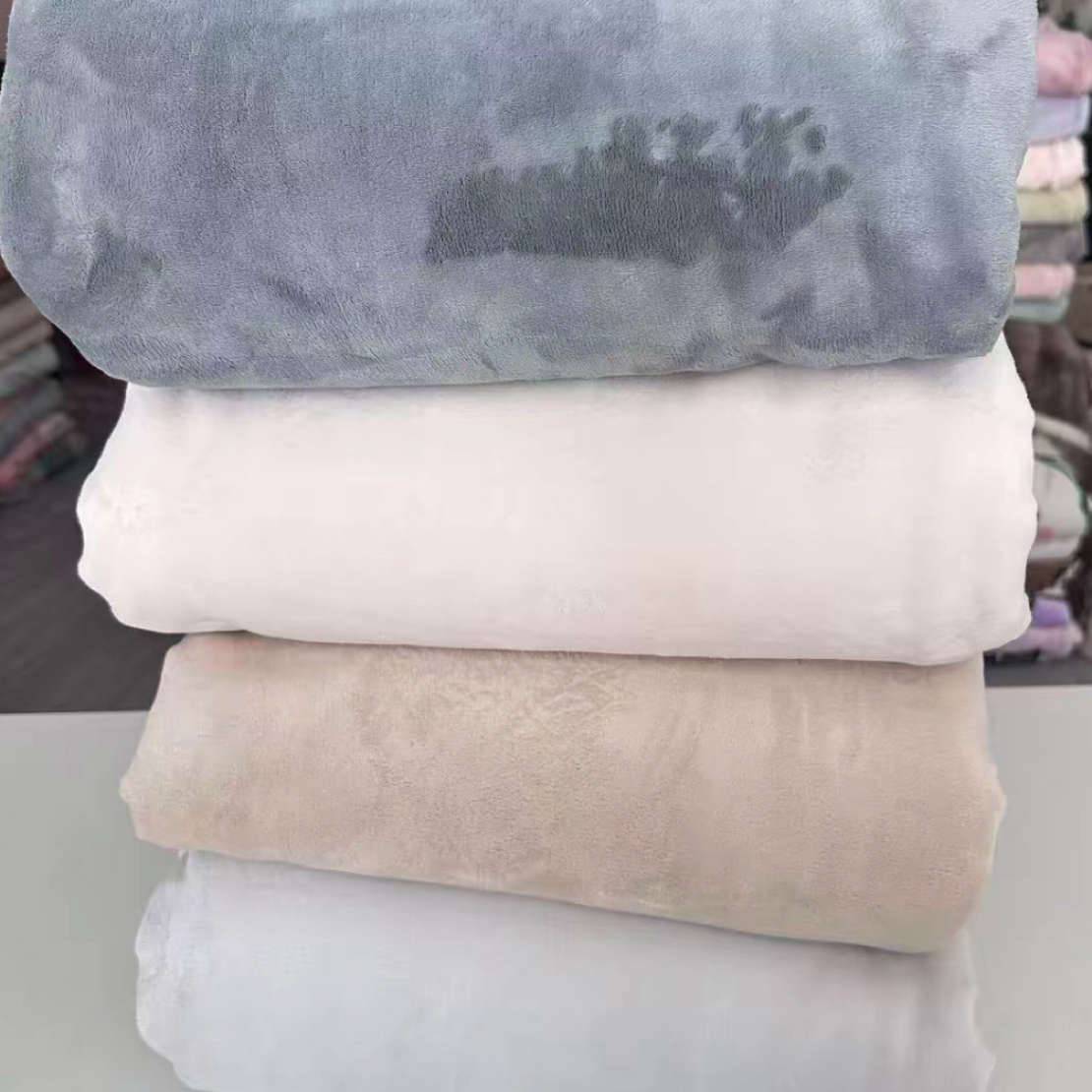 慕斯绒床单！秋冬高克重大肉感牛奶床单