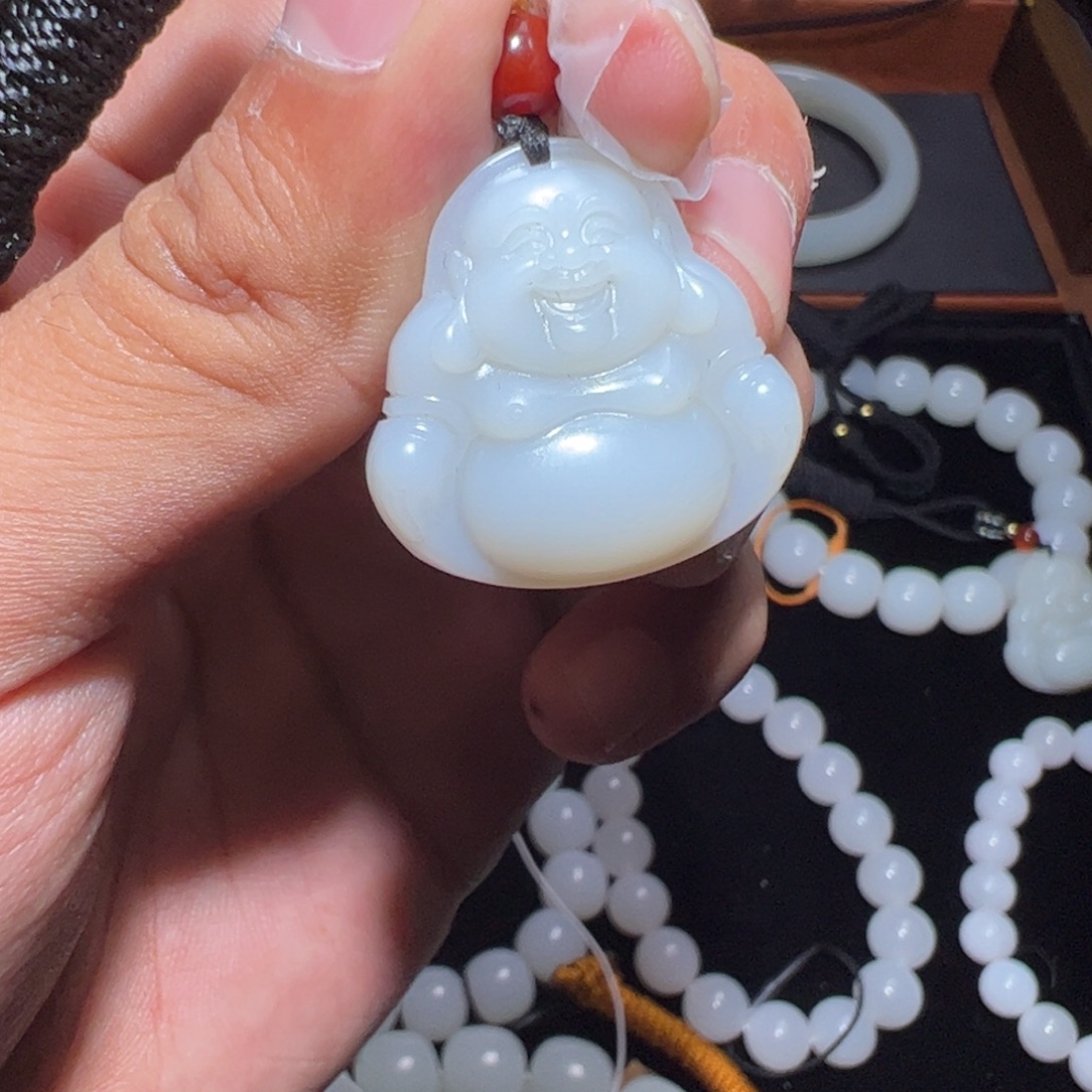 和田玉未镶嵌手链