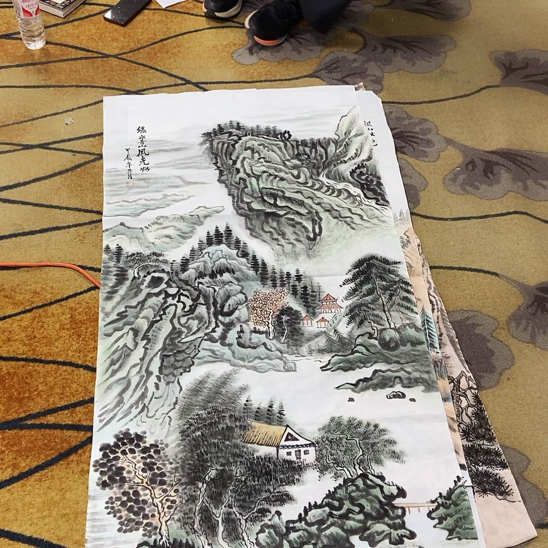 国画小*彤平价书画郭玉池70/140