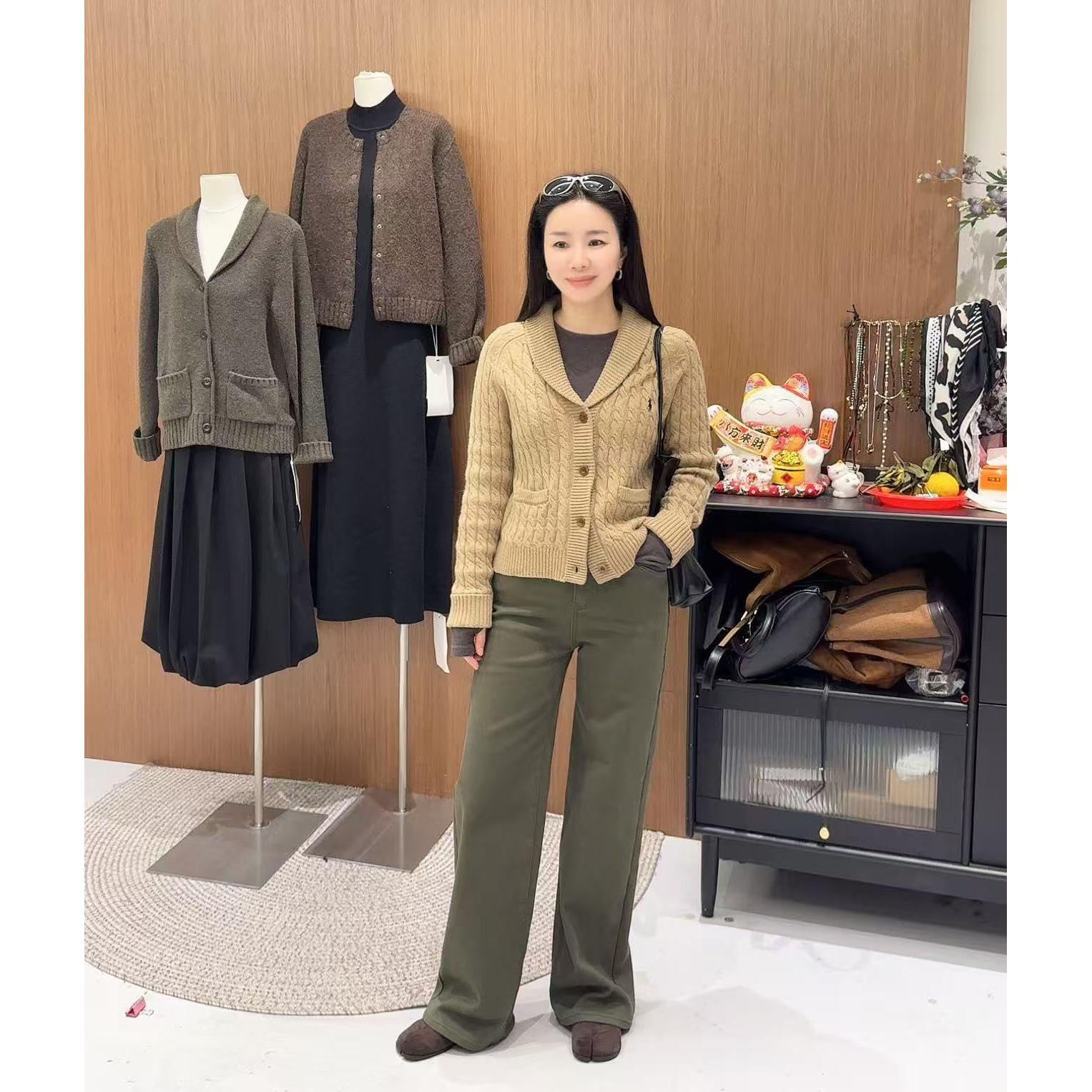 鑫燃KIKI 秋冬洋气厚款加绒高弹百搭显瘦休闲裤 6166 WU【B】