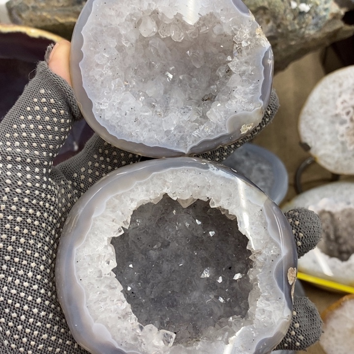 紫晶未镶嵌珠宝半成品