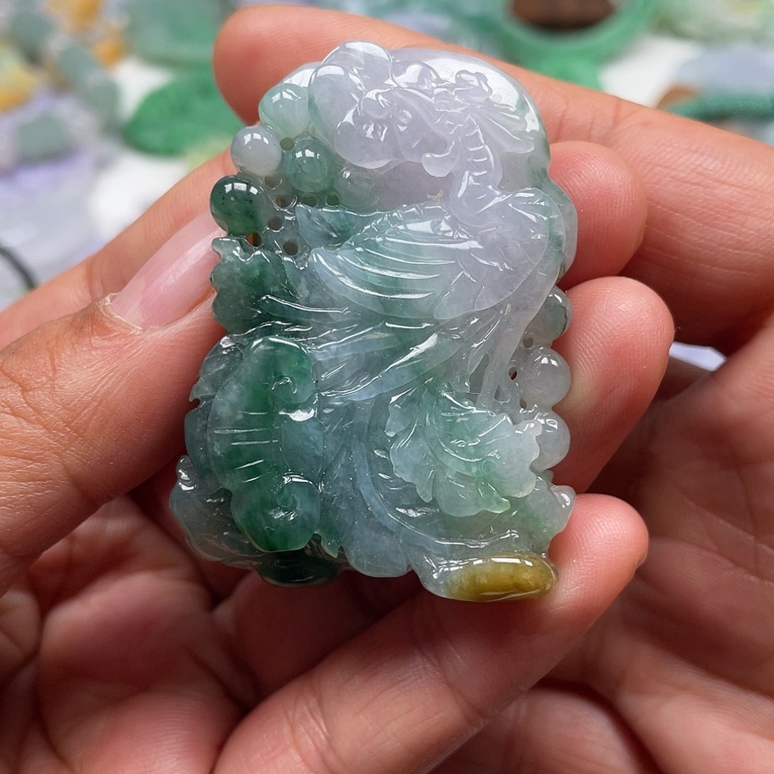 颈饰未镶嵌翡翠翡玉缘翡翠