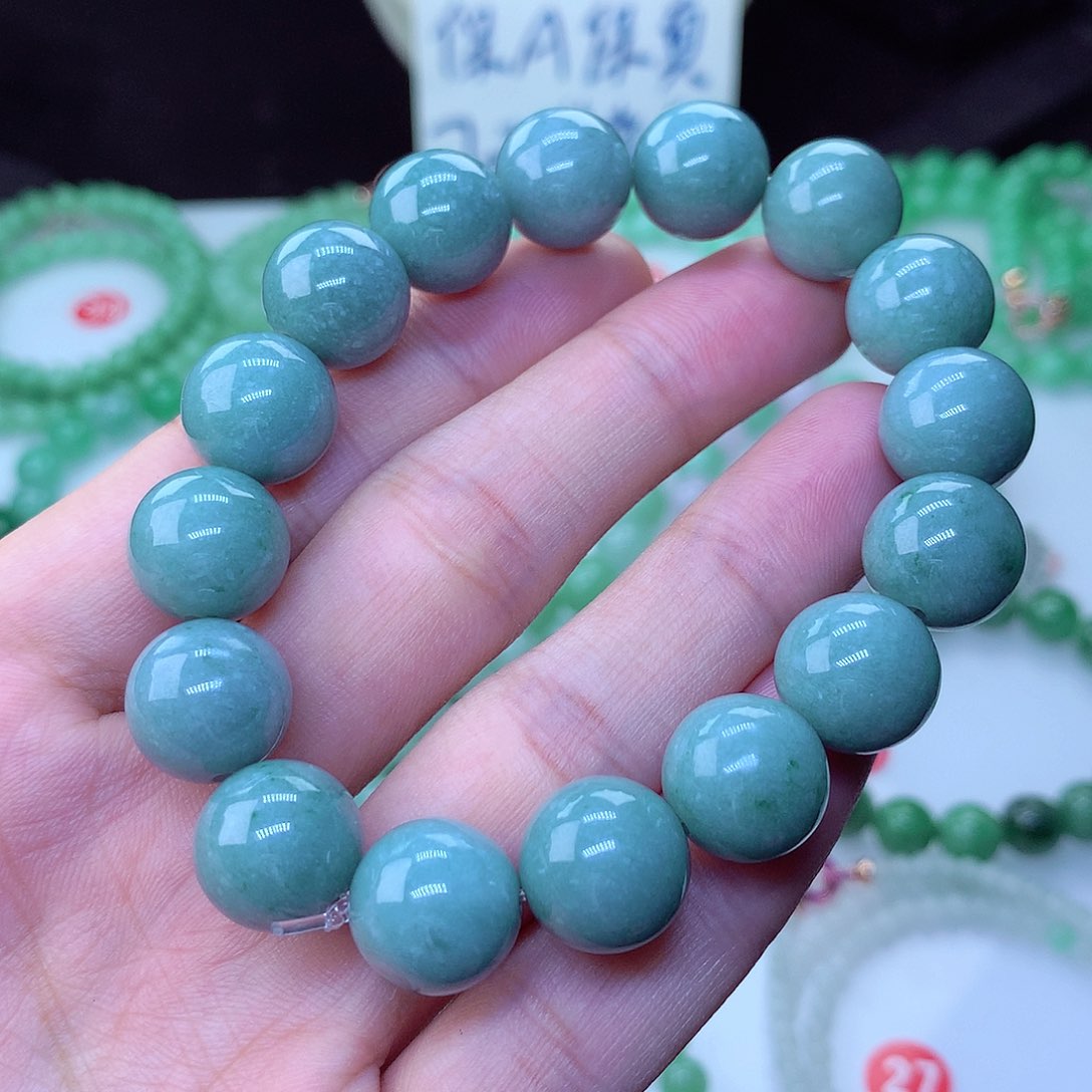 翡翠毛衣链未镶嵌