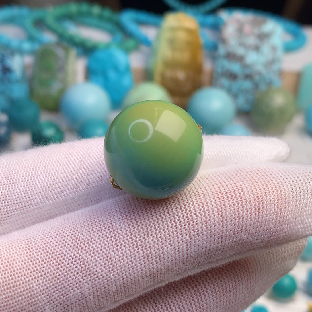 绿松石珠宝奇石未镶嵌