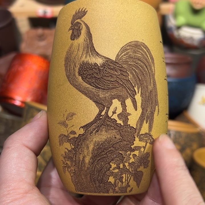 紫砂茶杯宜兴紫砂主人杯