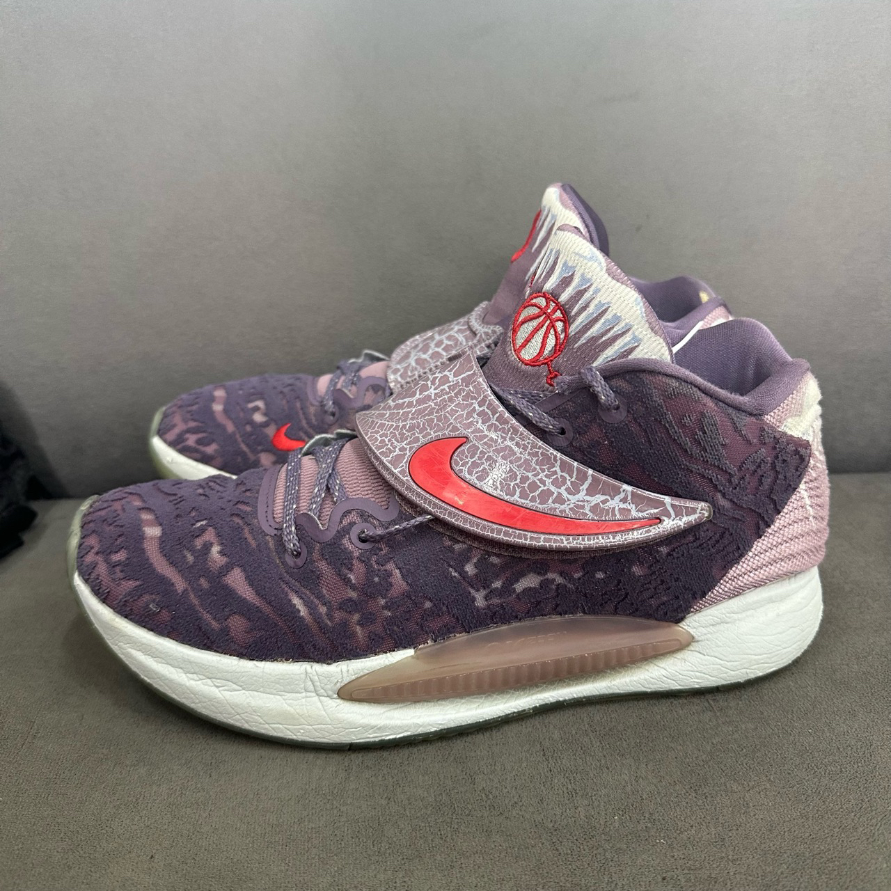 44.5码/Nike kd14情人节/E058/篮球鞋/有盒/DJ4336-900