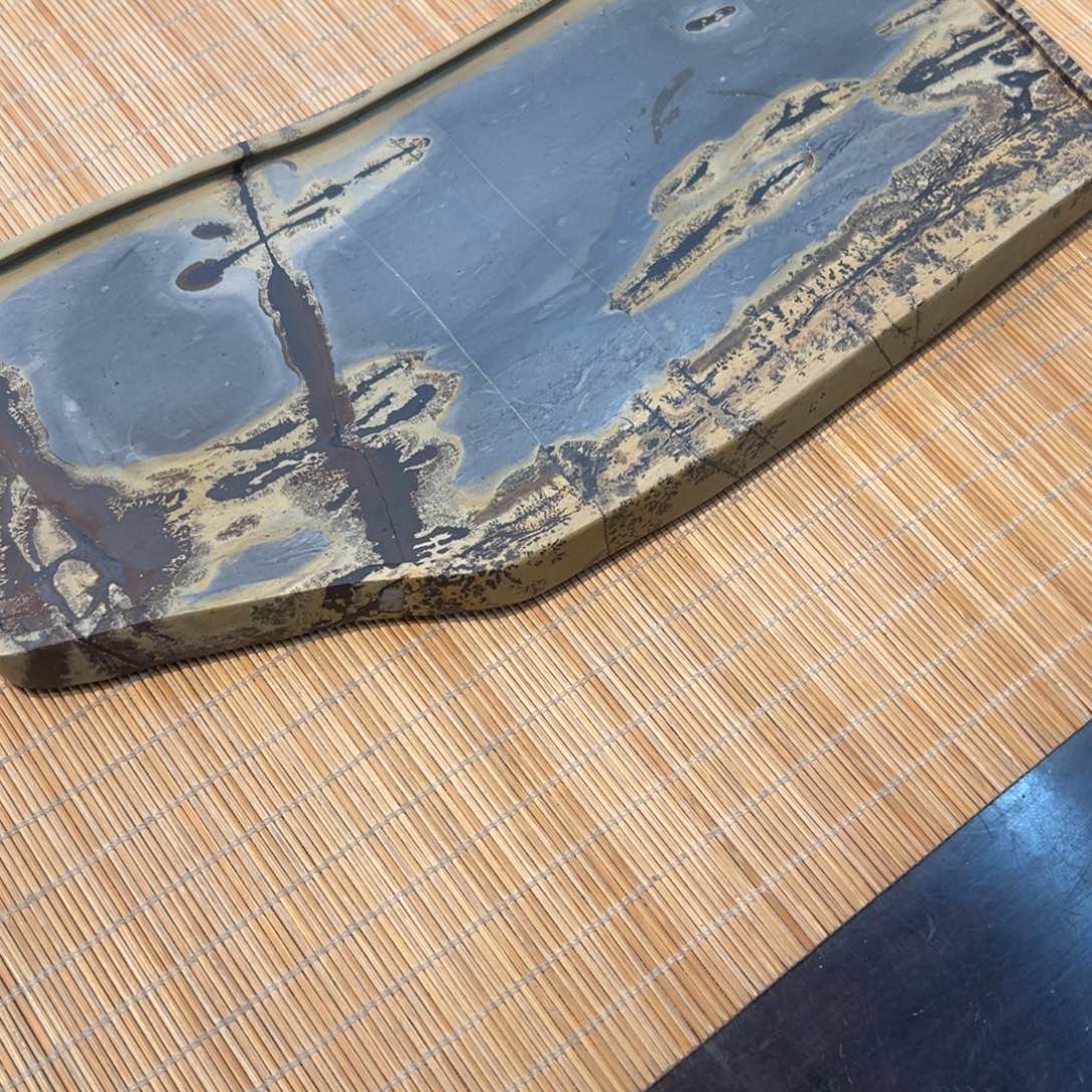 明***空天然国画石干泡台28*12