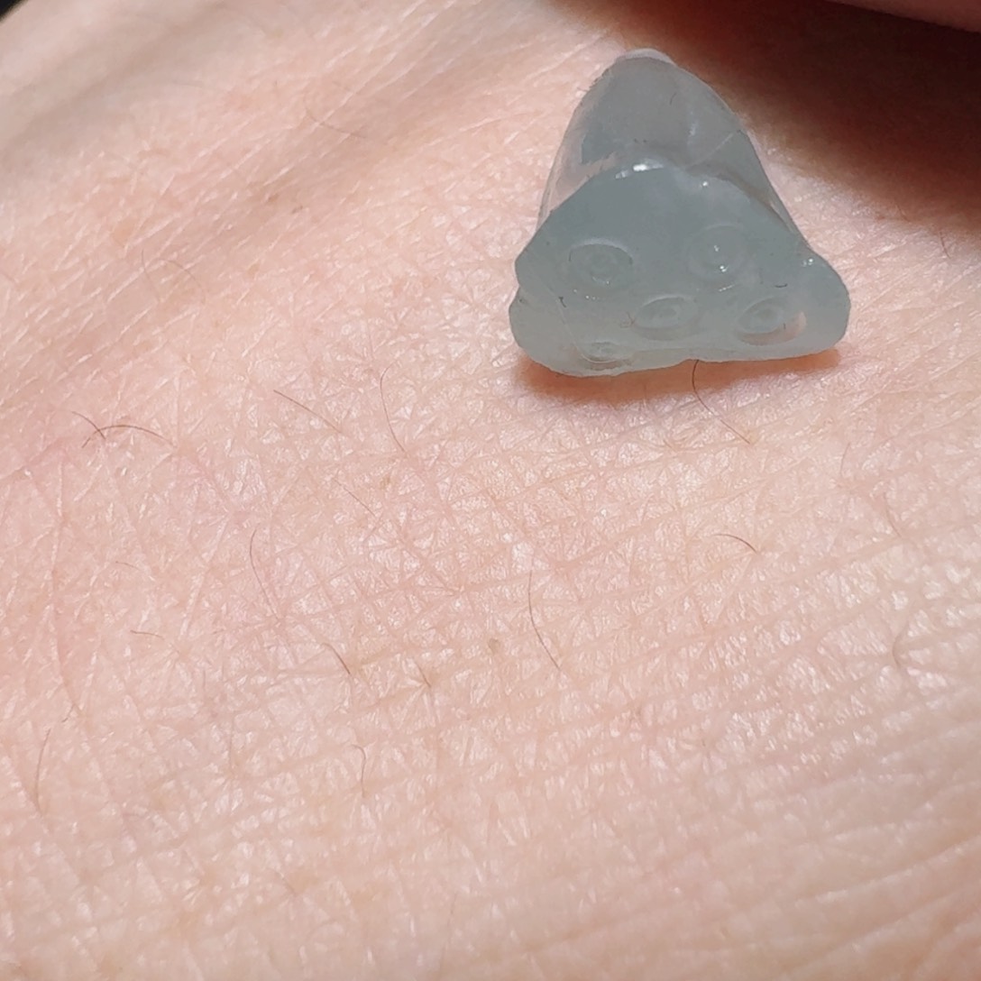 定制翡翠未镶嵌天然翡翠莲蓬
