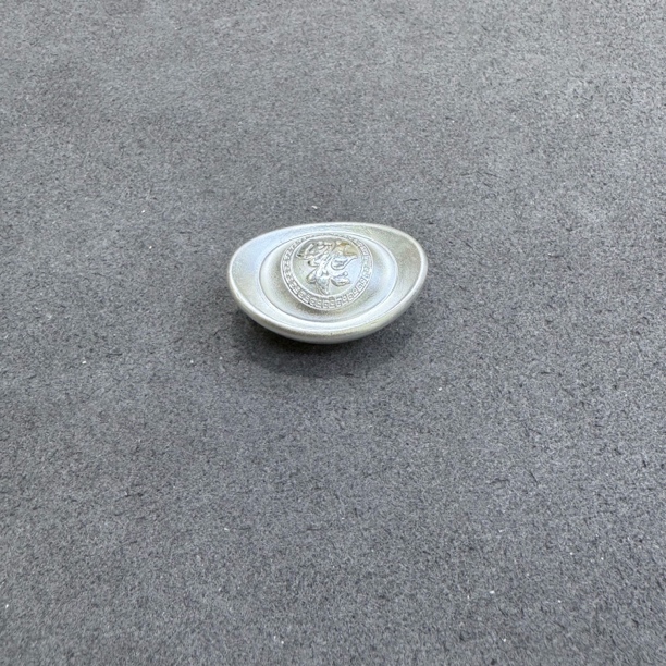 足银银制品 3093-足银元宝银锭子一个30g多样性发一14*25mm