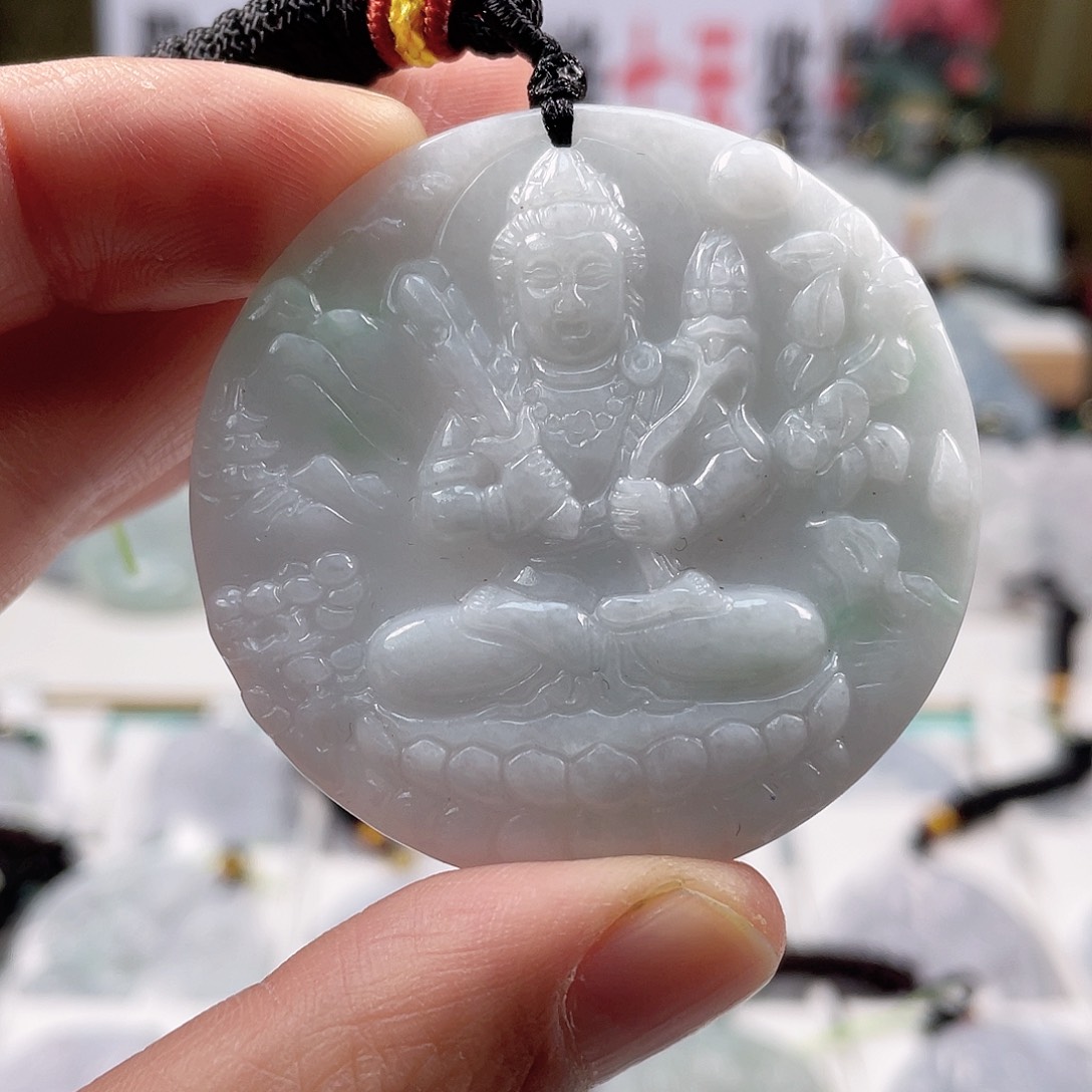 翡翠颈饰未镶嵌0600挂件