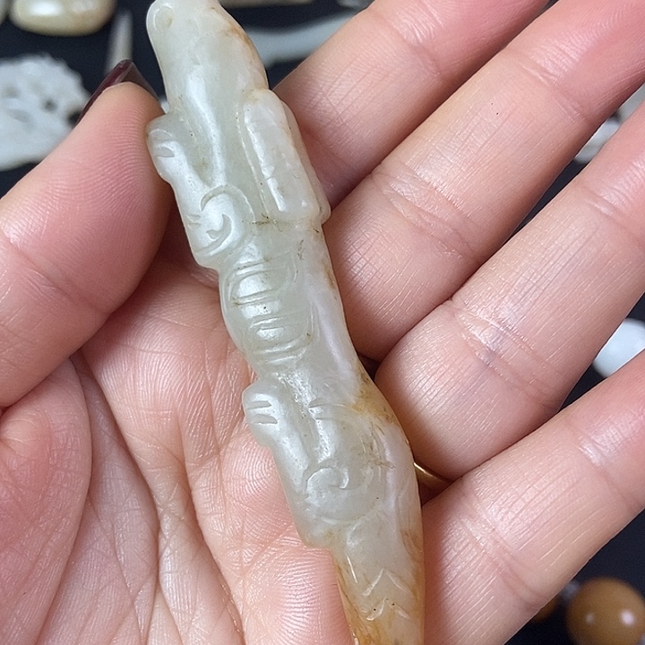 和田玉（糖玉）挂件未镶嵌