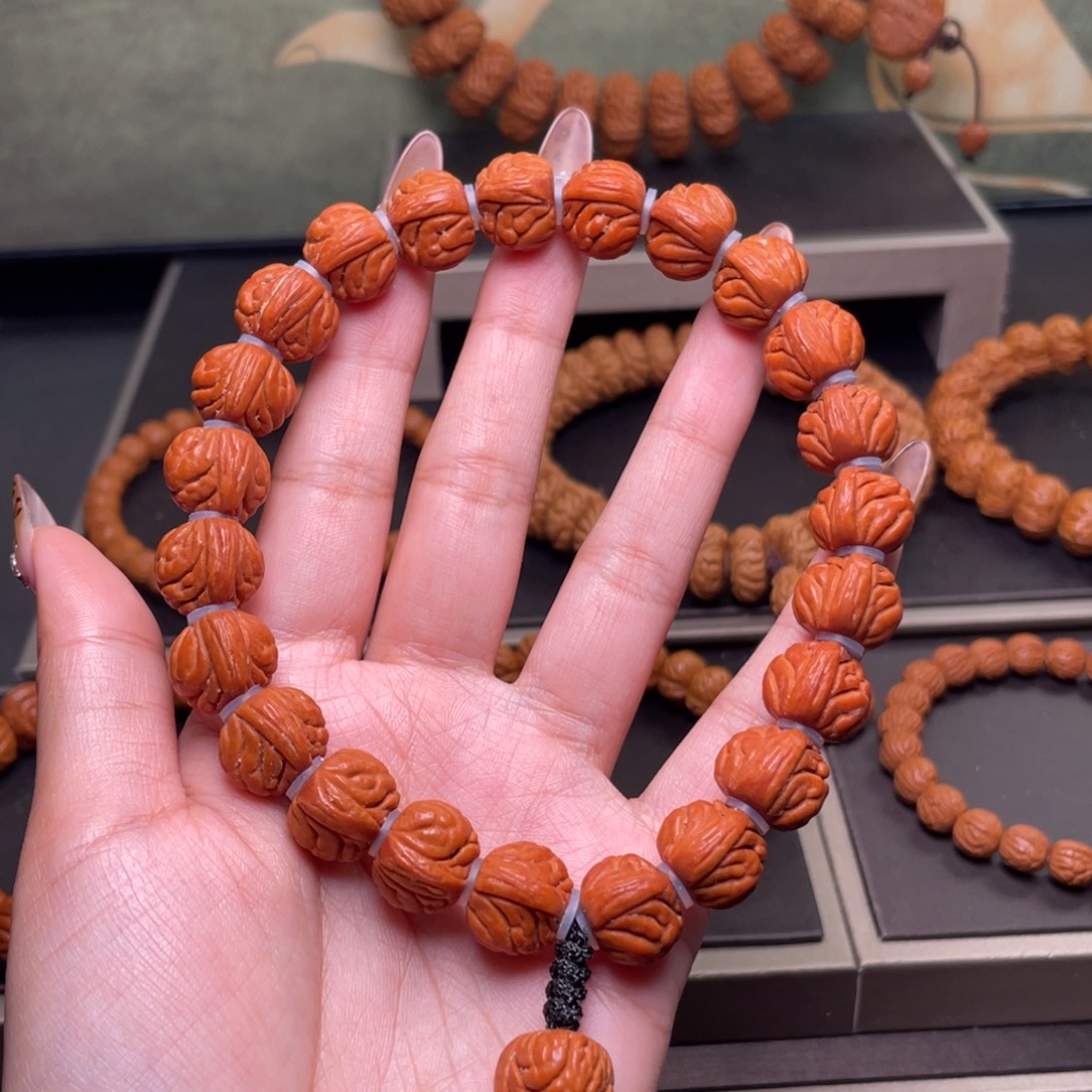 吊坠桃核14荔枝纹手持