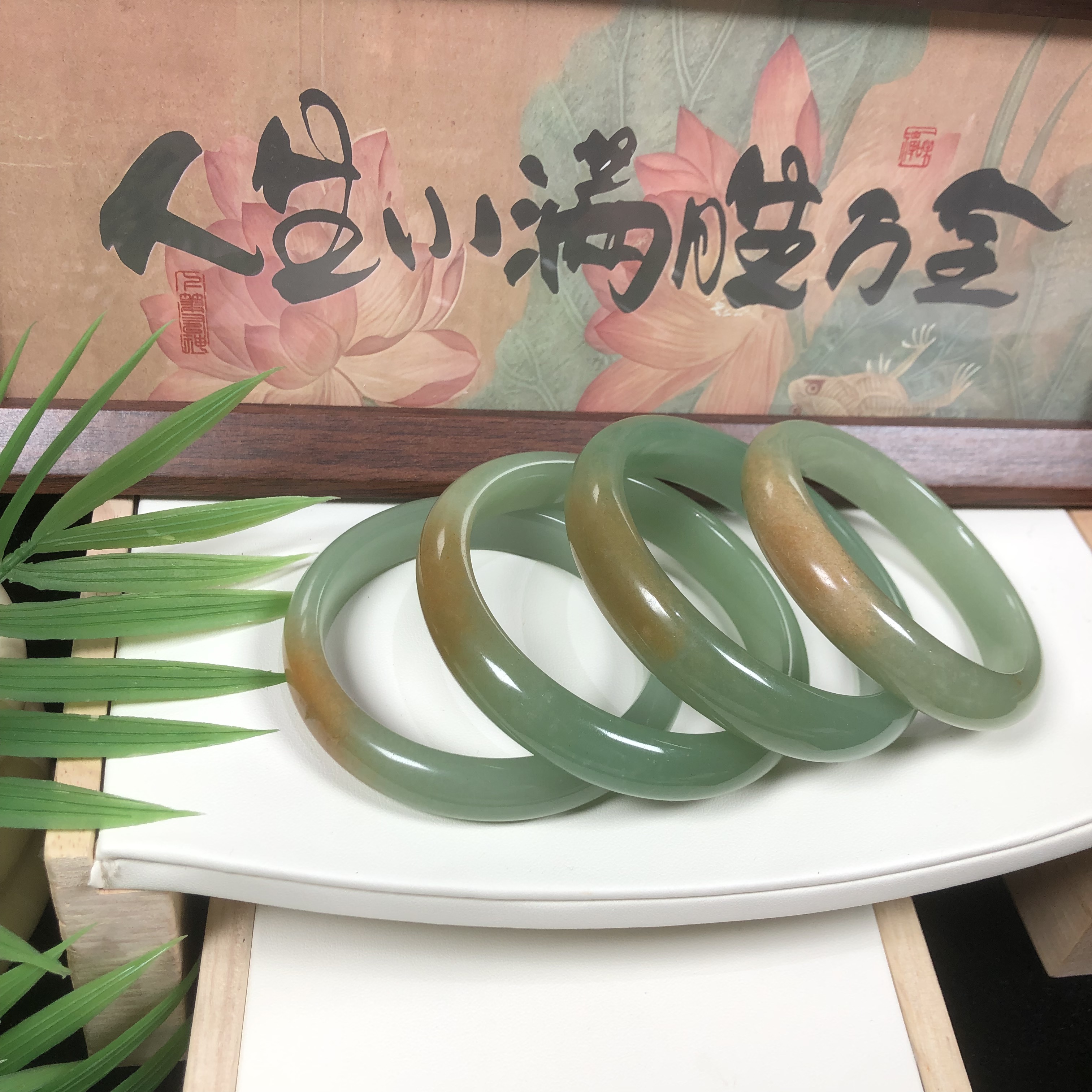 天然东陵玉敦煌手镯多样性发货拍一发一