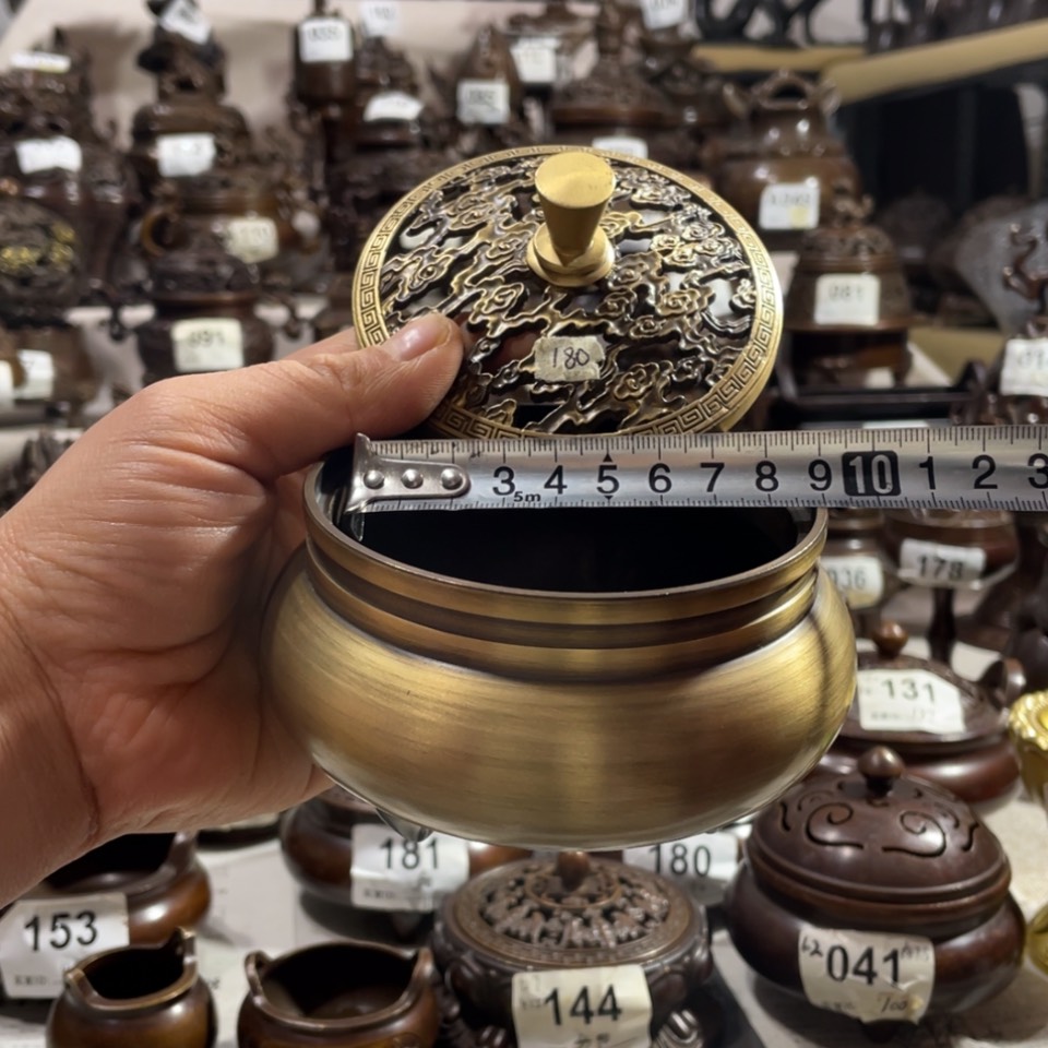 【闪购商品】水**生黄铜材质家居摆件