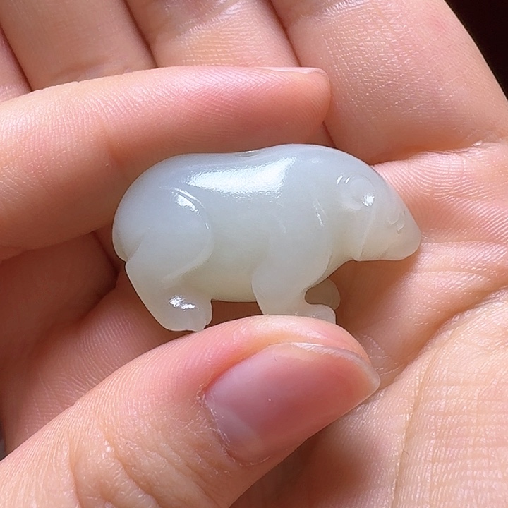 和田玉挂件未镶嵌塔*