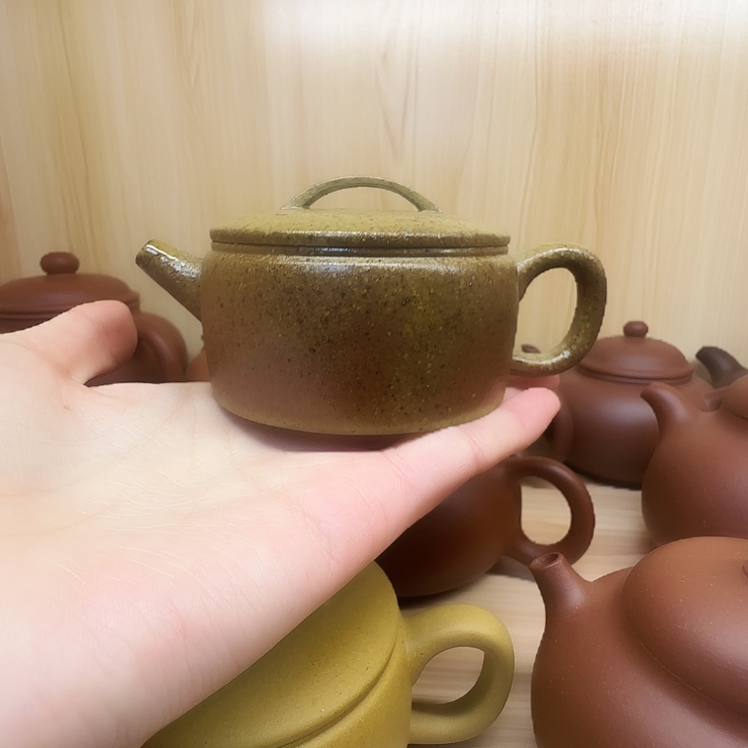 茶壶紫砂柴烧国工蒋洁半手工黄金段汉瓦100