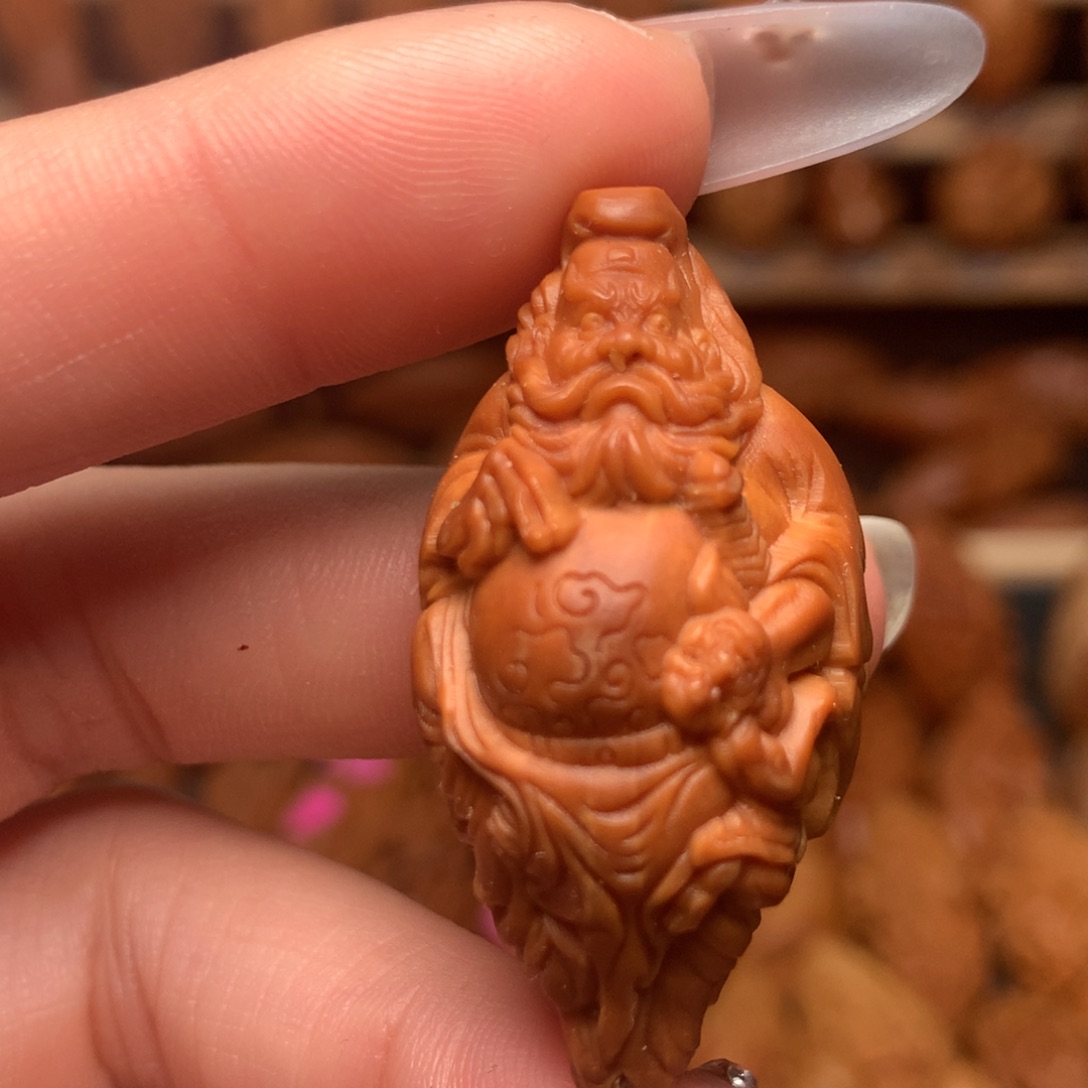 把件橄榄核五鬼钟馗