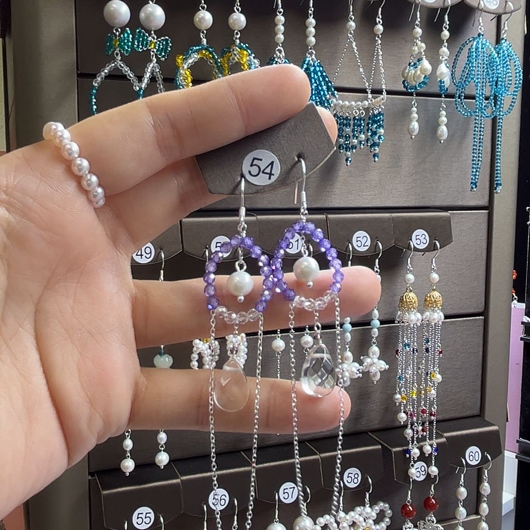 佳***奕925银博雅手作S925纯银耳饰