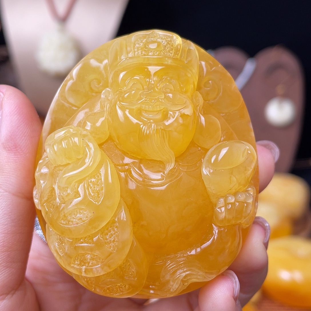 琥珀未镶嵌珠宝奇石