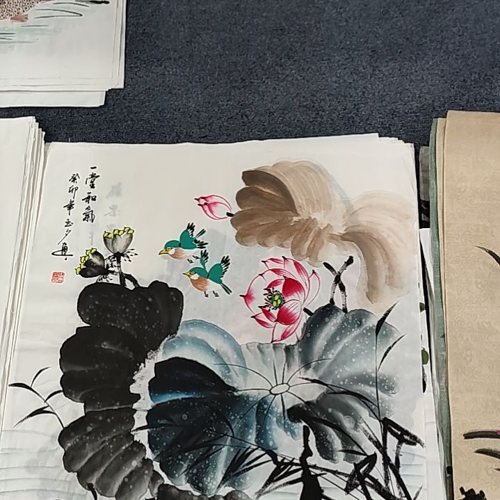 国画书法纯手绘作品等你来结缘