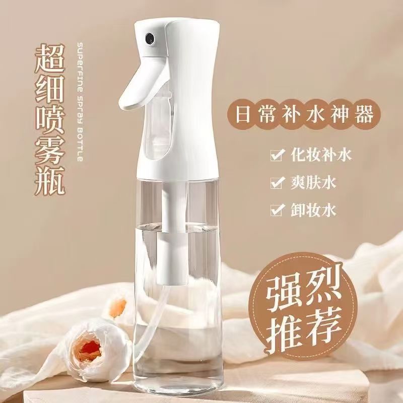 白色喷雾式油壶旋转喷壶喷油瓶烧烤便携式玻璃