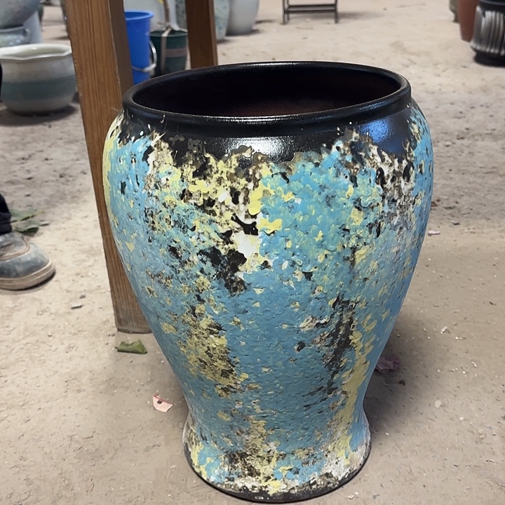 正品高43口25花盆