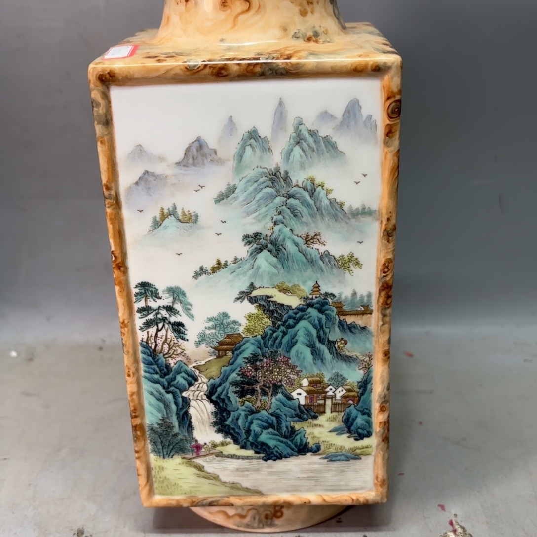 志***诚摆件瓷精品高货工艺美术品细路摆件