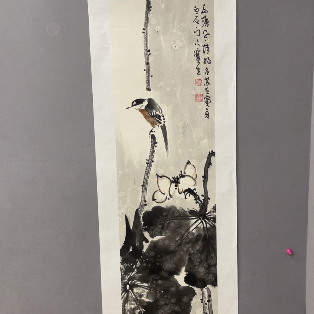 国画艺术家真人手绘