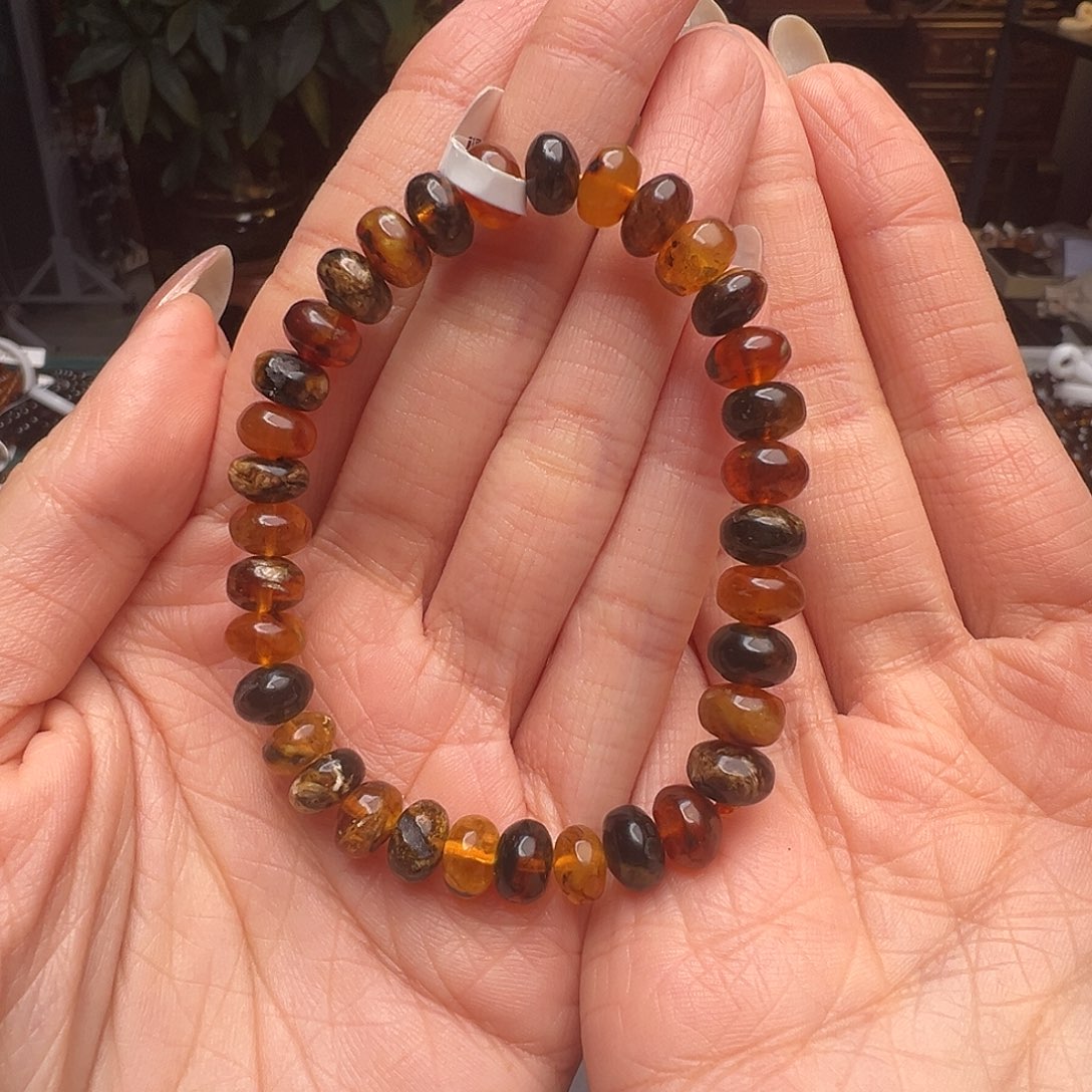 琥珀未镶嵌裸石抚顺琥珀10534八