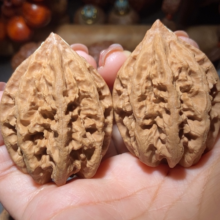 把件文玩核桃东北楸子小雪91