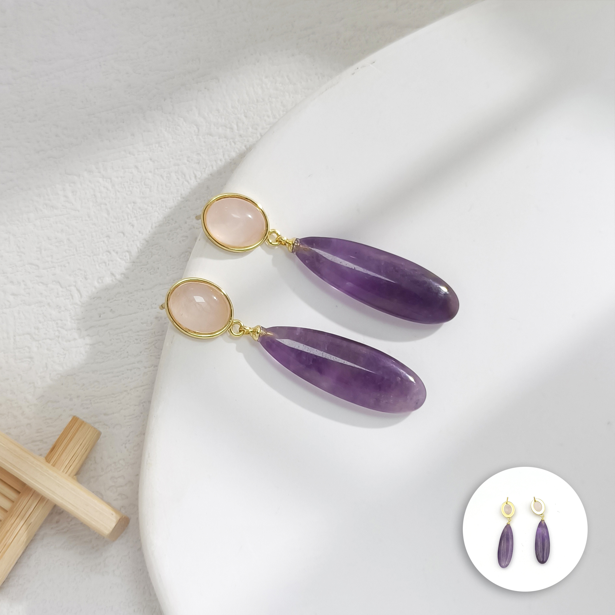 铜合金合成锆石耳饰 WLXY-006167【星辰碎片】耳饰百搭时尚轻奢