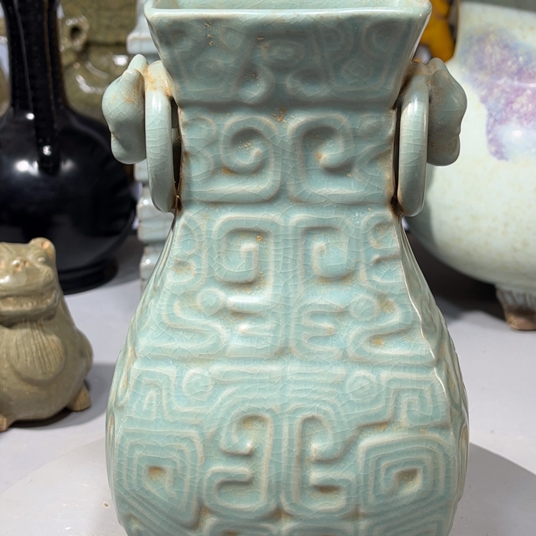 瓶汝窑瓶子品相完美