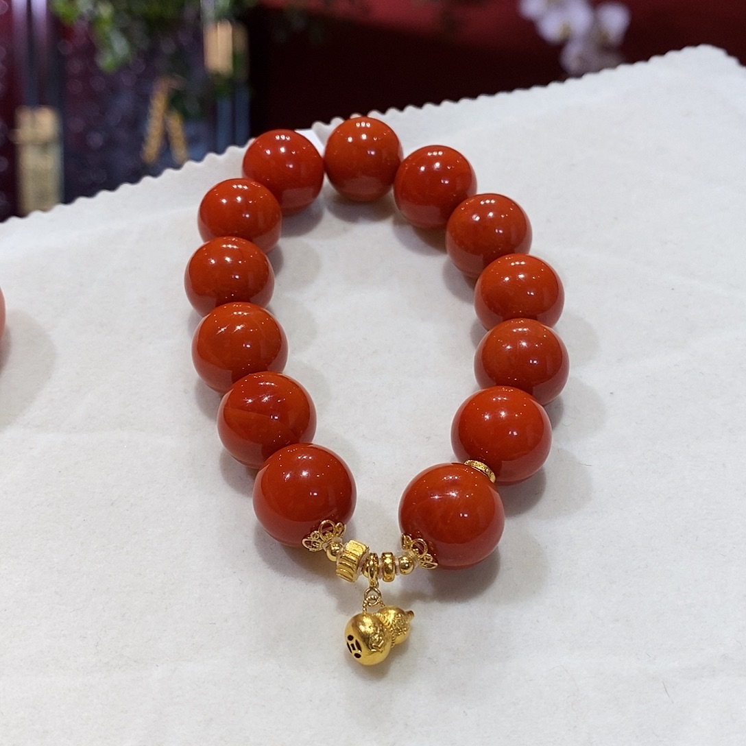 南红玛瑙未镶嵌手串