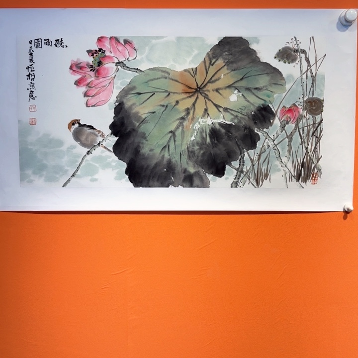 国画牛老师作品赏析木啊