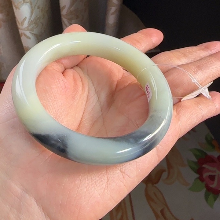 和田玉手镯未镶嵌57