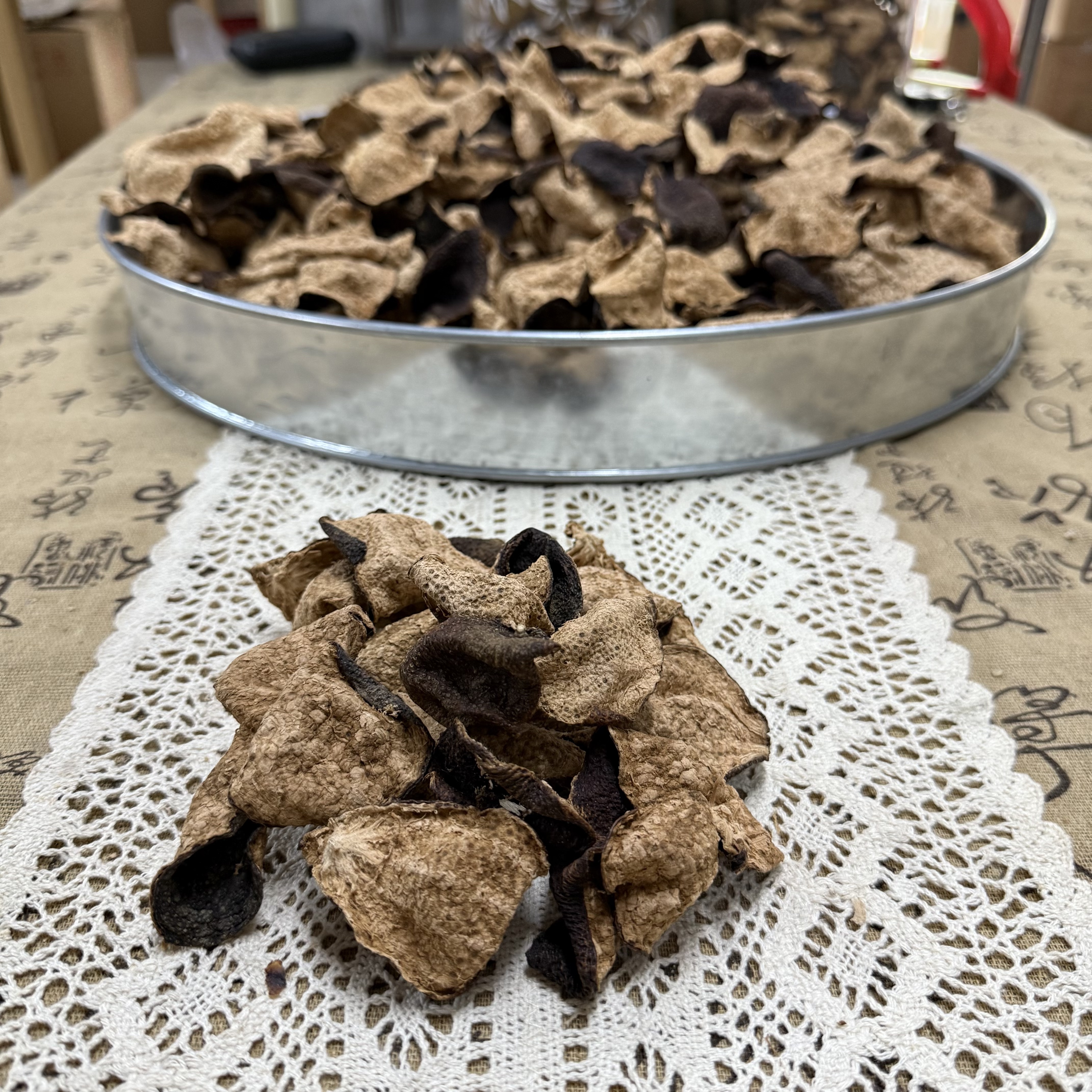 新会梅江2015年圈枝大红皮（木质香药香）天然生晒（自然仓）