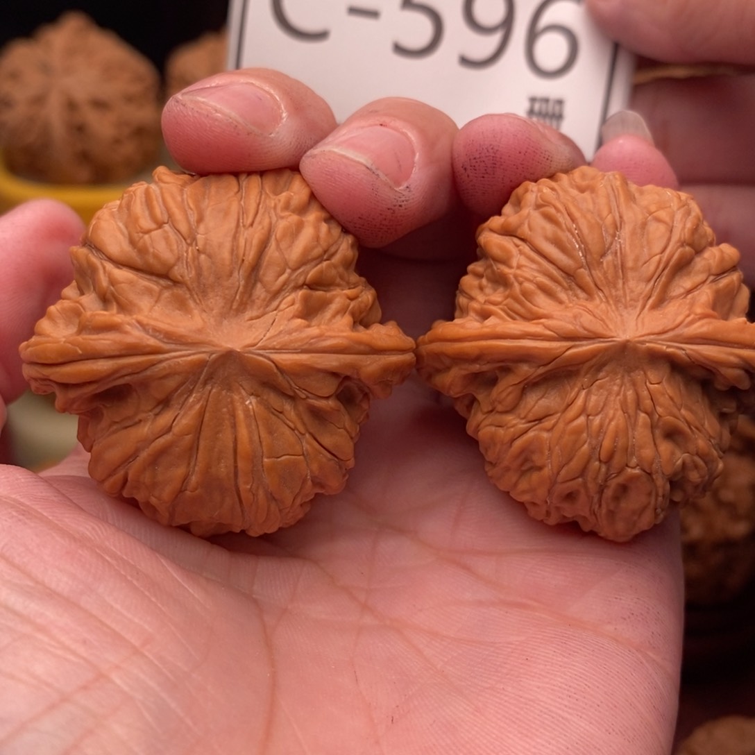 文玩核桃把件磨盘40