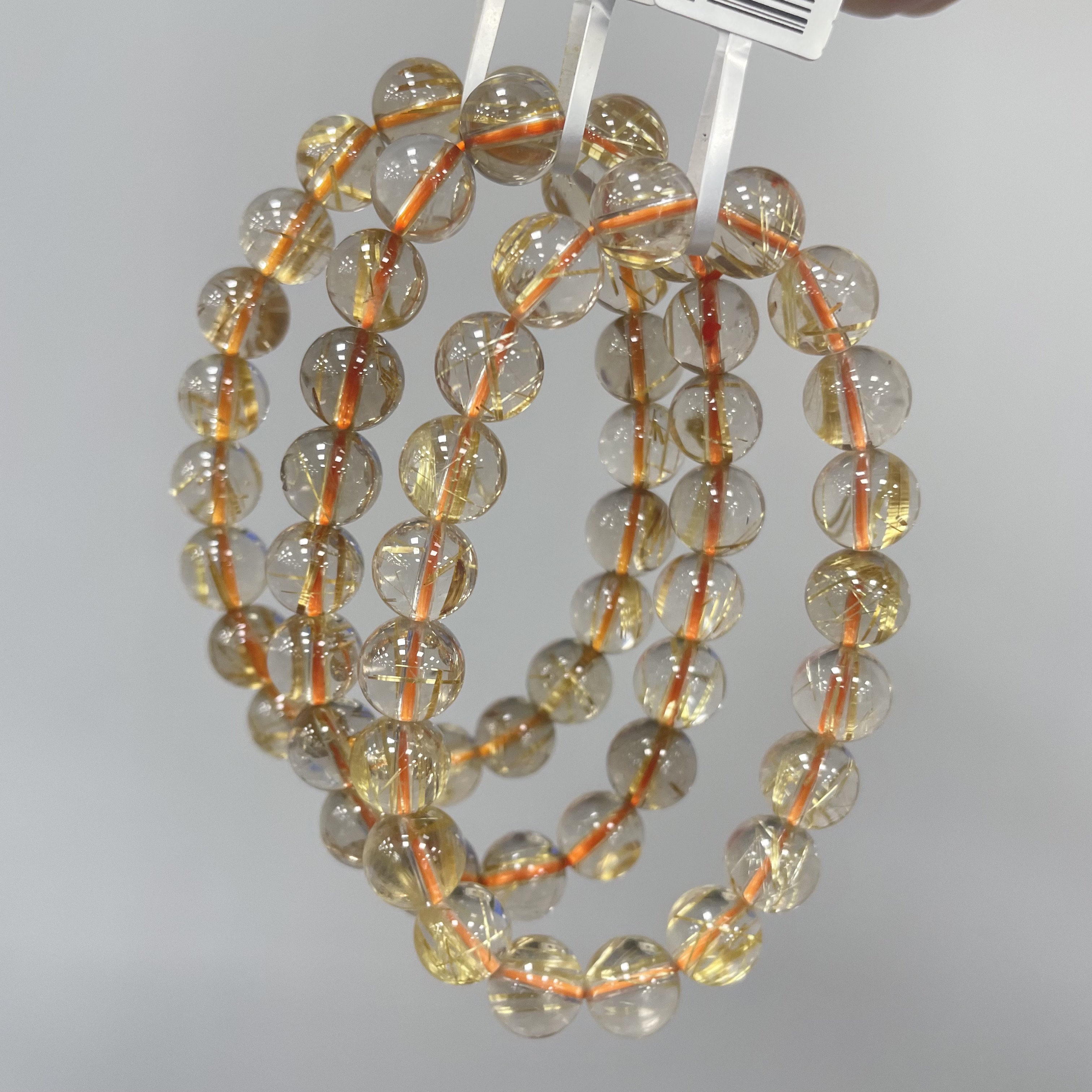 【书记甄选】天然金发晶单圈手链 多样性发一件 约9mm GCK1002